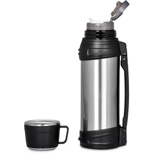 Serendipio Highlander Vacuum Flask Lid Open